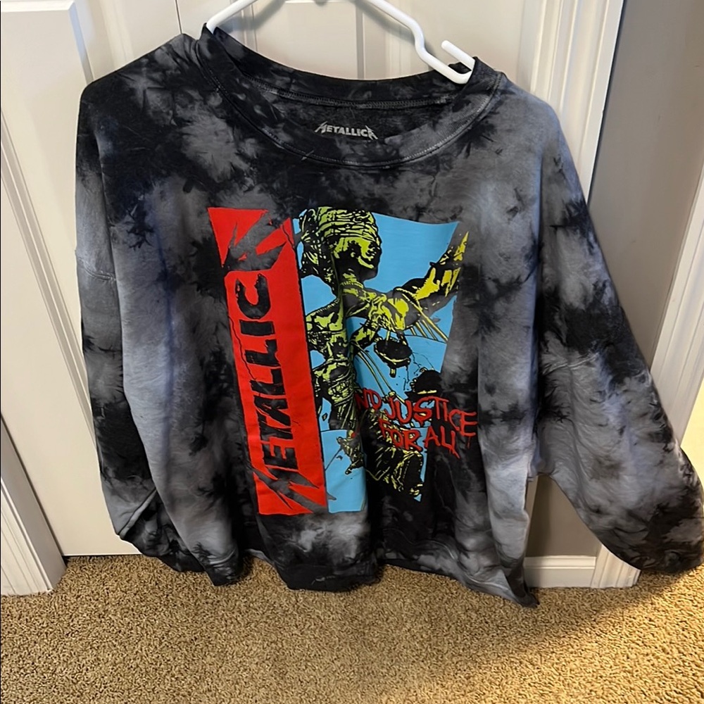 Metallica Tie-Dye Shirt - Black